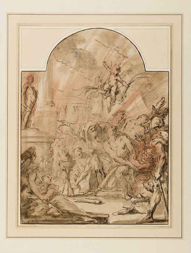 Gaspare DIZIANI - The Persecution of Saints Felix and Fortunatus | MasterArt